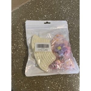 Labubu Pink Skirt Outfit 4 Piece‎ Set Doll Clothes Accessories